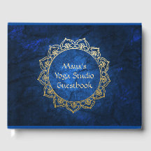 Personalisiert Yoga Studio Guestbook