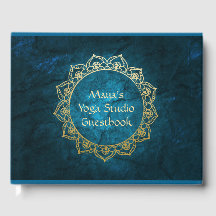 Personalisiert Yoga Studio Guestbook