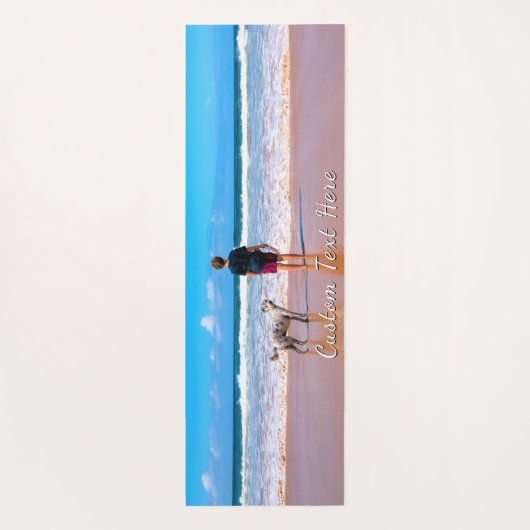 Personalisiert Yogmatte für Ihr Foto mit benutzerd Yogamatte (Rückseite)