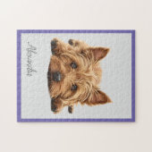 Personalisiert Yorkie Jigsaw Puzzle (Horizontal)