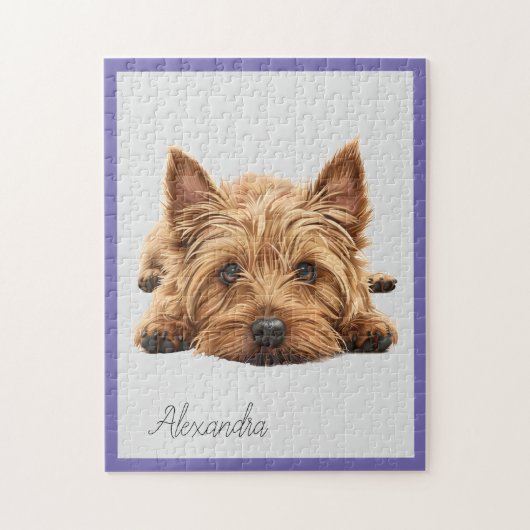 Personalisiert Yorkie Jigsaw Puzzle (Vertikal)