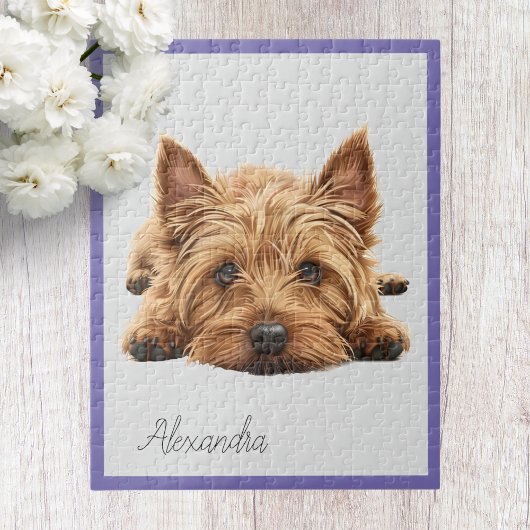 Personalisiert Yorkie Jigsaw Puzzle