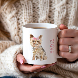 Personalisiert Yorkie Kaffeetasse