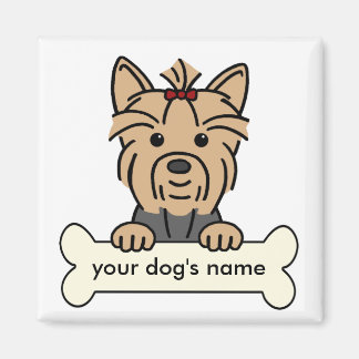Personalisiert Yorkie Magnet