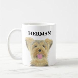 Personalisiert Yorkie Yorkshire Terrier Kaffeetasse
