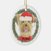 Personalisiert Yorkie Yorkshire Terrier Keramik Ornament (Rechts)