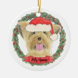 Personalisiert Yorkie Yorkshire Terrier Keramik Ornament