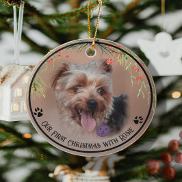 Personalisiert Yorkshire Terrier Dog Foto Keramik Ornament