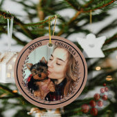Personalisiert Yorkshire Terrier Dog Foto Keramik Ornament
