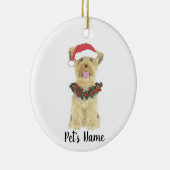 Personalisiert Yorkshire Terrier Keramik Ornament (Rechts)
