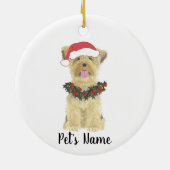 Personalisiert Yorkshire Terrier Keramik Ornament (Hinten)