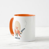 Personalisiert Yosemite Sam Back Off Tasse (Vorderseite Links)
