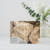 Personalisiert/ You Rock, Behalt Postkarte (Stehend Vorderseite)
