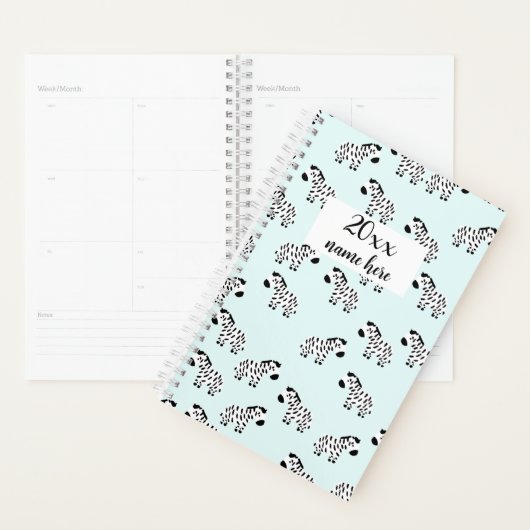Personalisiert Zebra Planner Planer (Anzeige)