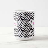 Personalisiert: Zebra-Tasse Kaffeetasse (Mittel)