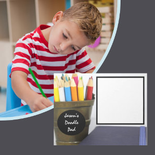 Personalisiert Zeichnend Doodle-Editor Notizblock