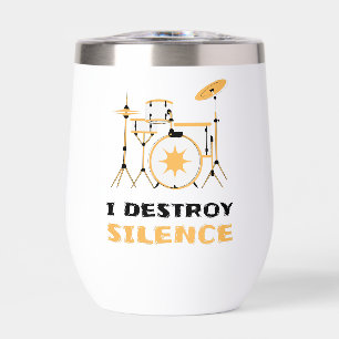 Personalisiert zerstöre ich die Stille Funny Drumm