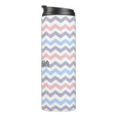 Personalisiert Zig Zag Thermosbecher (Nach rechts gedreht)