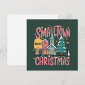 Personalisiert Zipcode Kleine Stadt Weihnachten Ro (Vorne/Hinten)