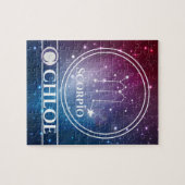 Personalisiert Zodiac Sign SCORPIO | Puzzle (Horizontal)