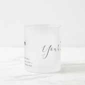 "Personalisiert Zodiac-Zeichen Mattglastasse (Mittel)