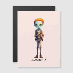 Personalisiert Zoombie Halloween Magnetkarte