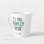 Personalisiert zu Leuten Outside Einführung Gag Milchtasse (Linke Ecke)
