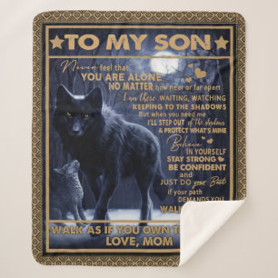 Personalisiert zu meinem Geburtstagsgeschenk meine Sherpadecke