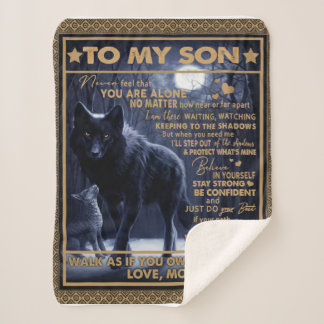 Personalisiert zu meinem Geburtstagsgeschenk meine Sherpadecke