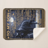 Personalisiert zu meinem Geburtstagsgeschenk meine Sherpadecke (Vorderseite (Horizontal))