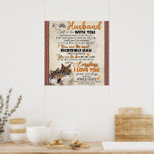 Personalisiert zu meinem Mann aus Ehefrau Poster, Poster (Küche)