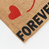 Personalisiert zu meinem Mann, Husband Geburtstag Fleecedecke (Ecke)