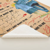 Personalisiert zu meinem Mann, Husband Geburtstag Sherpadecke (3/4)