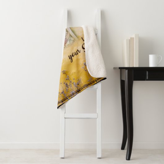 Personalisiert zu meinem Schwester Blanket Sherpadecke (Beispiel)