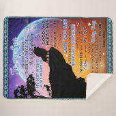 Personalisiert zu meinem Sohn, Brief von der Mama, Sherpadecke (Vorderseite (Horizontal))