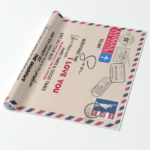 Personalisiert zu meinem Sohn, Sohn zum Geburtstag Geschenkpapier