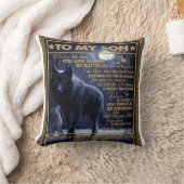 Personalisiert zu meinem Sohn, Sohn zum Geburtstag Kissen (Decke)