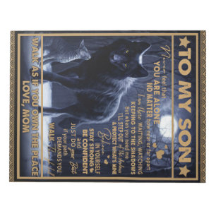 Personalisiert zu meinem Sohn, Sohn zum Geburtstag Notizblock