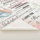 Personalisiert zu meinem wunderschönen Töchterblan Sherpadecke (3/4)