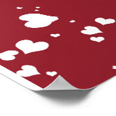 Personalisiert zu meiner Ehefrau Liebe von Ehemann Poster (Ecke)