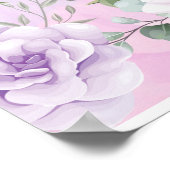 Personalisiert zu meiner Ehefrau Poster (Ecke)