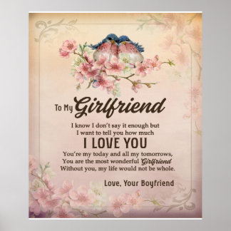 Personalisiert zu meiner Freundin Blanket Poster