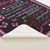 Personalisiert zu meiner Grandtochter-Schmetterlin Sherpadecke (3/4)