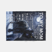 Personalisiert zu meiner Mama von Son, Fleecedecke (Vorderseite (Horizontal))