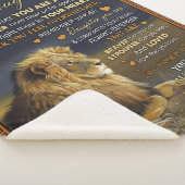 Personalisiert zu meiner Tochter aus dem Vater, Sherpadecke (3/4)