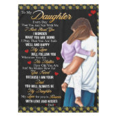 Personalisiert zu meiner Tochter Blanka Tischdecke (Vorderseite)