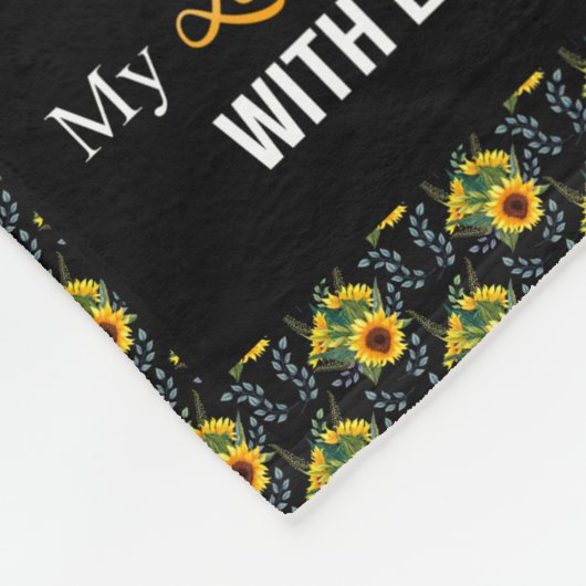 Personalisiert zu meiner Tochter Blanket Fleecedecke (Ecke)