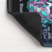 Personalisiert zu meiner Tochter Blanket Mousepad (Ecke)