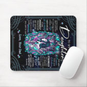 Personalisiert zu meiner Tochter Blanket Mousepad (Mit Mouse)