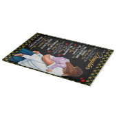Personalisiert zu meiner Tochter Blanket Schneidebrett (Ecke)